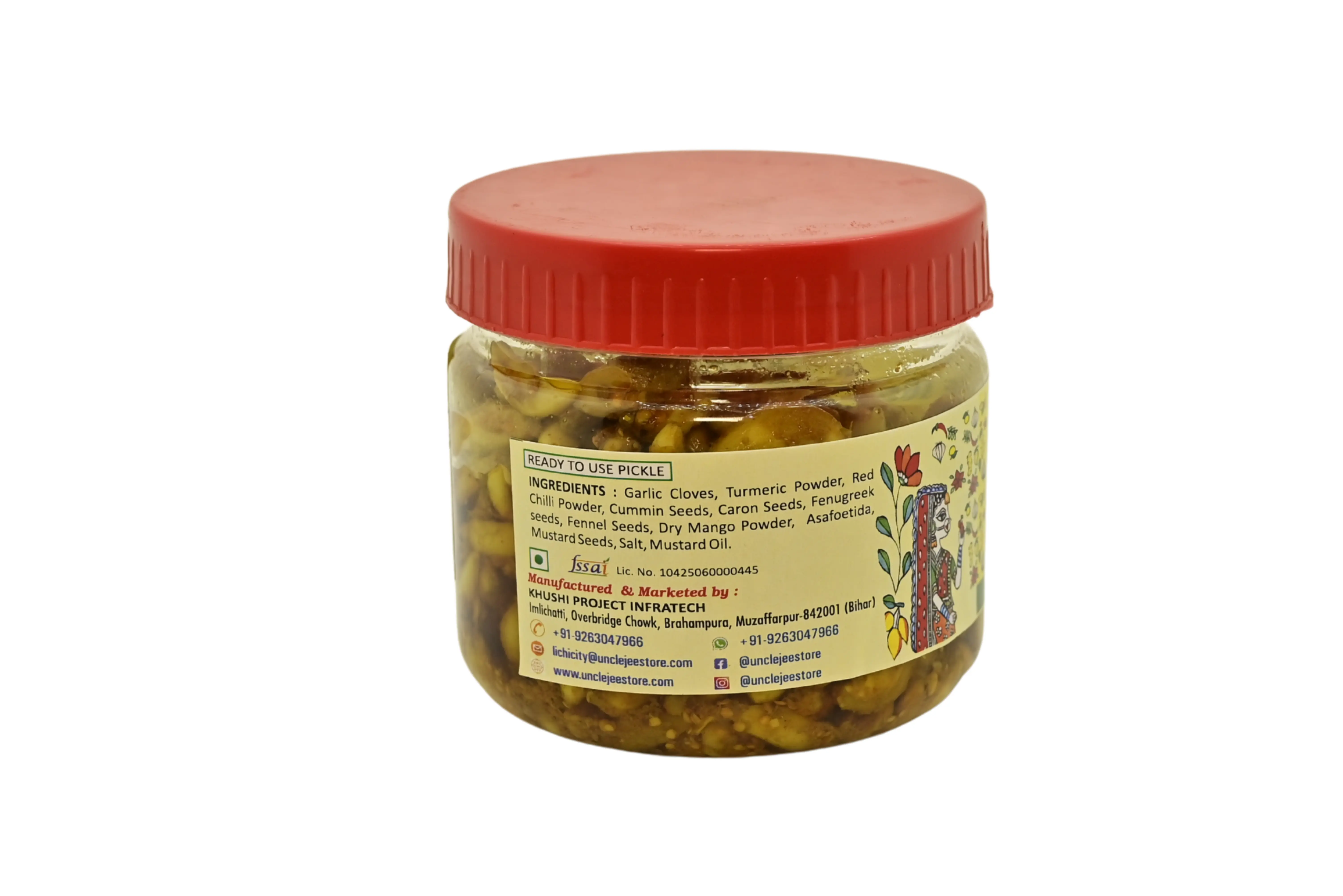 Garlic Pickle | Lahsun ka Achar Homemade Bihari Achar