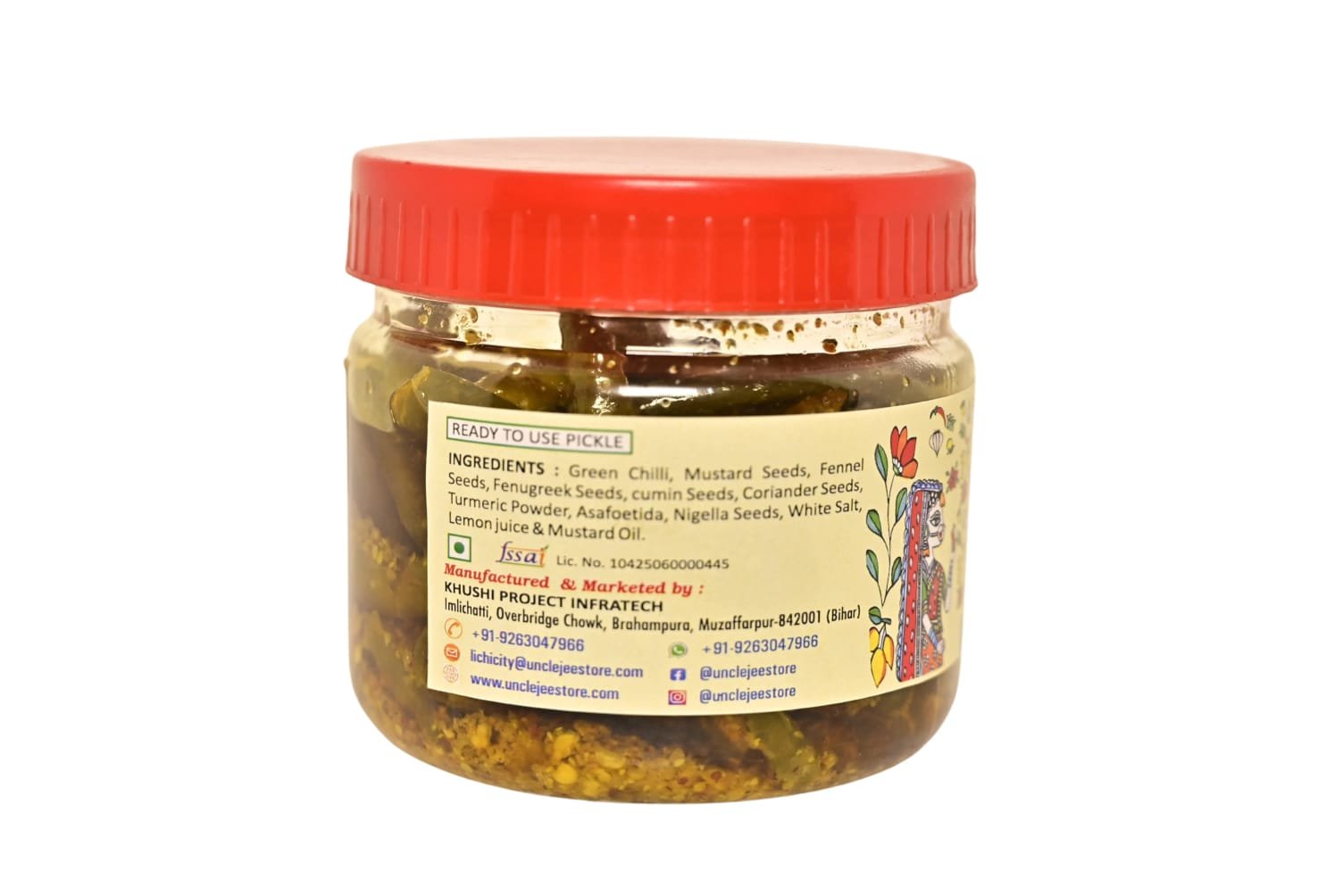 Green Chilli Pickle | Hari Mirchi Ka  Anchar -Homemade Bihari Achar
